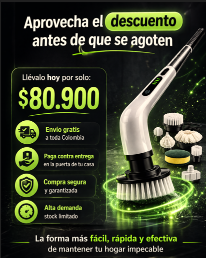 Cepillo  9 En 1/Cordless Cleaner.